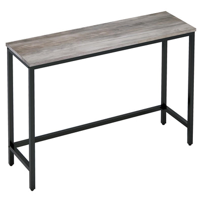 Timberer 39.4” Console Table, Hallway Entrance Table Sofa Table Behind Couch, for Living Room, Entryway, Easy Assembly, Accent Table, Grey