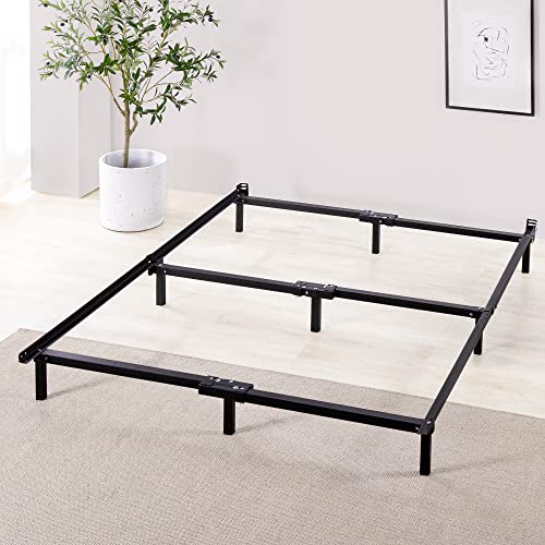 ZINUS Compack Metal 7 Inch Support Bed Frame for Box Spring and Mattress Set, Black, King Zinus