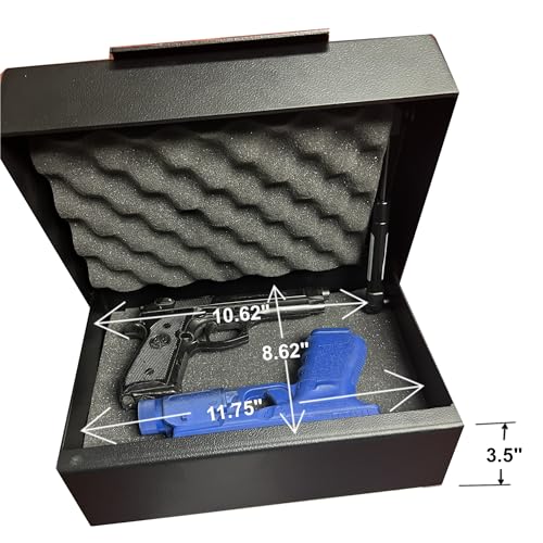 V-Line Ind. Brute XD Tactical Flat Black with Quick Access Simplex Lock with HD Lock Cover to Prevent Punch Through, Tactical Black V-Line