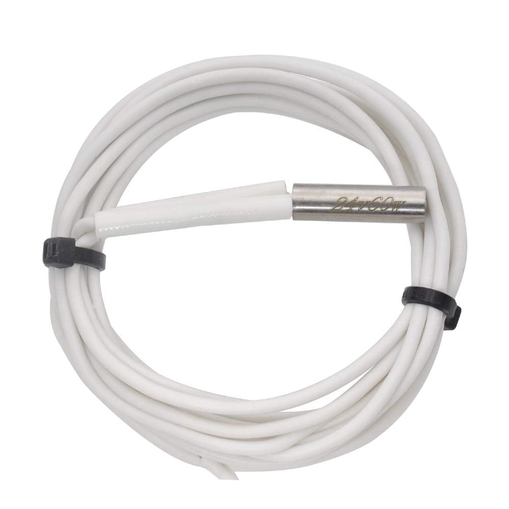 3D Printer 6x20MM 24V 60W Ender3 High Temperature Heater Cartridge Element Compatible with V6 HOTEND PT100 Volcano MK8 Extruder CR10 Ender 3 V2 Ender 3 Pro 3D Printer (24V 60W) POLISI3D