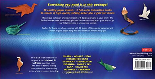 Origami Aquarium Kit: Aquatic fun for everyone!: Kit with Two 32-page Origami Books, 20 Projects & 98 Origami Papers: Great for Kids & Adults! Tuttle Publishing