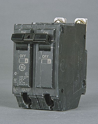 GE Bolt On Circuit Breaker, 40 Amps, Number of Poles: 2, 120/240VAC AC Voltage Rating CAI - GE