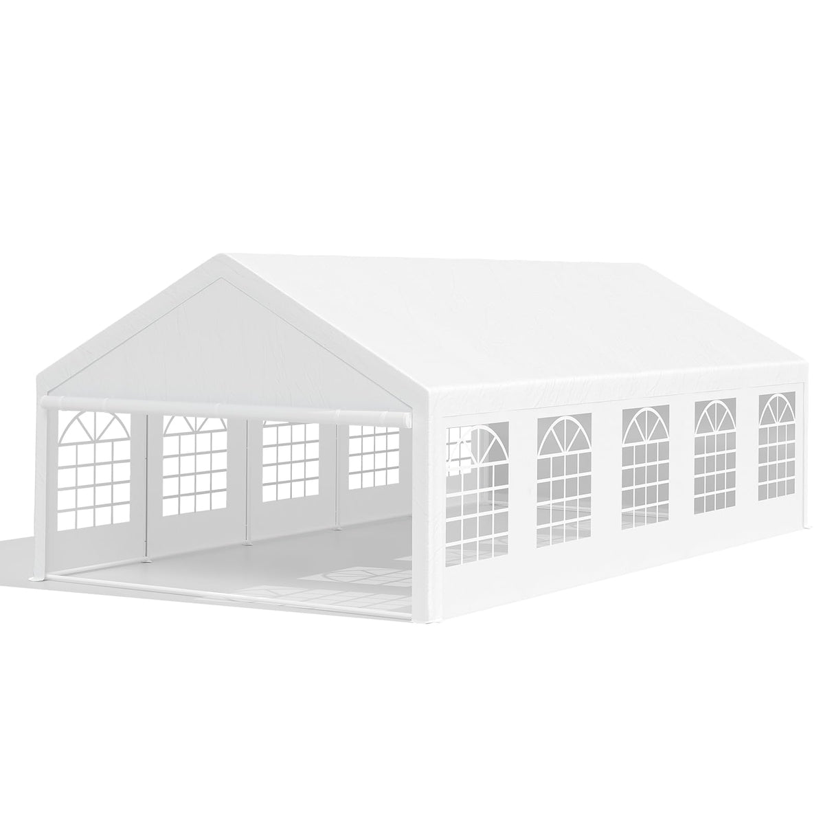 20x40FT Large Party Tent, Heavy Duty Outdoor Event Tent, Wedding Tents with Removable Sidewalls & Church Windows, Carpas para Fiestas with Storage Bags for Parties, Weddings, BBQs, Temporary Shelter ElfinAura