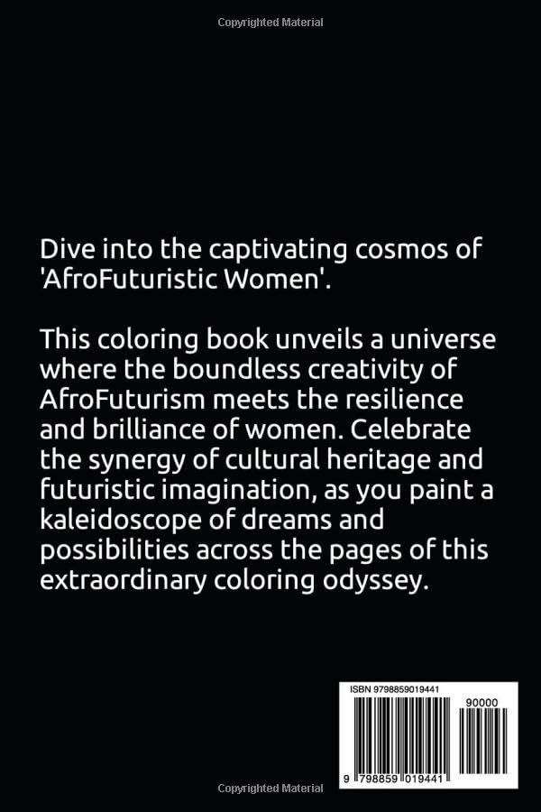 AfroFuturistic Women: Coloring Book Majosta