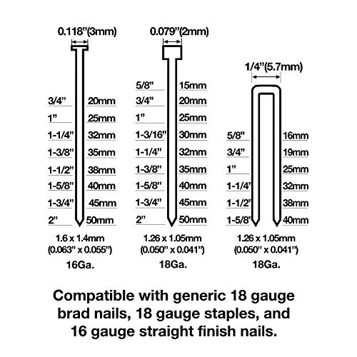 Freeman PXL31 Pneumatic 3-in-1 16-Gauge and 18-Gauge 2" Finish Nailer and Stapler Freeman