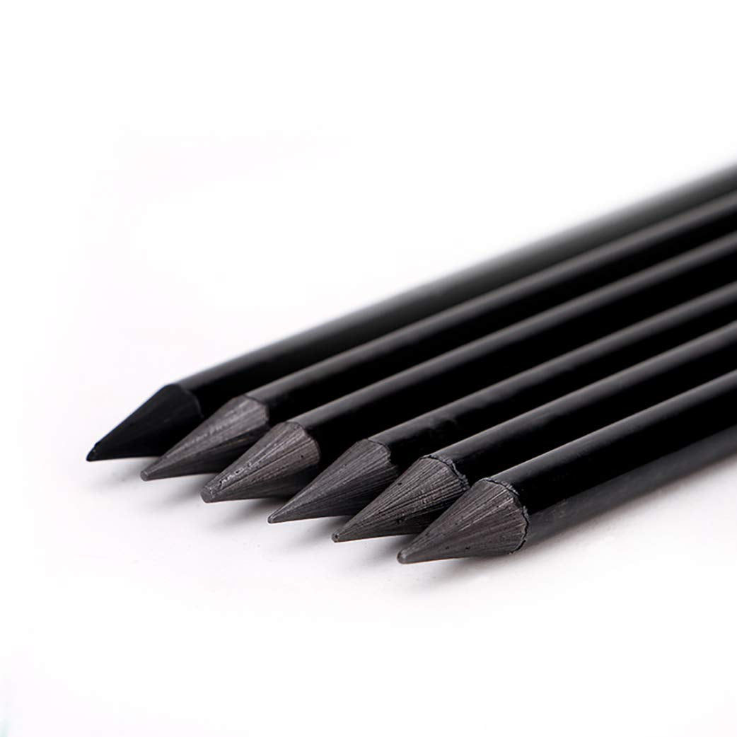 YYMIYU Full Graphite Pencils set 6 Piece.HB/2B/4B/6B/8B/EE (lead pencil) YYMIYU