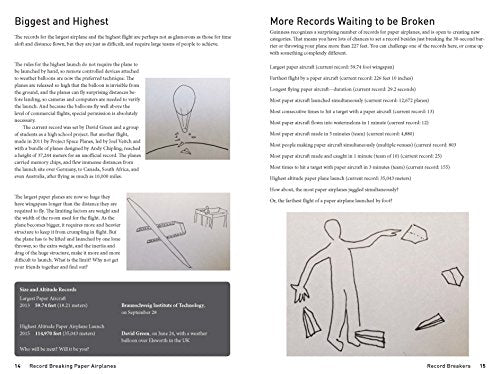 Record Breaking Paper Airplanes Kit: Make Paper Planes Based on the Fastest, Longest-Flying Planes in the World!: Kit with Book, 16 Designs & 48 Fold-up Planes Tuttle Publishing