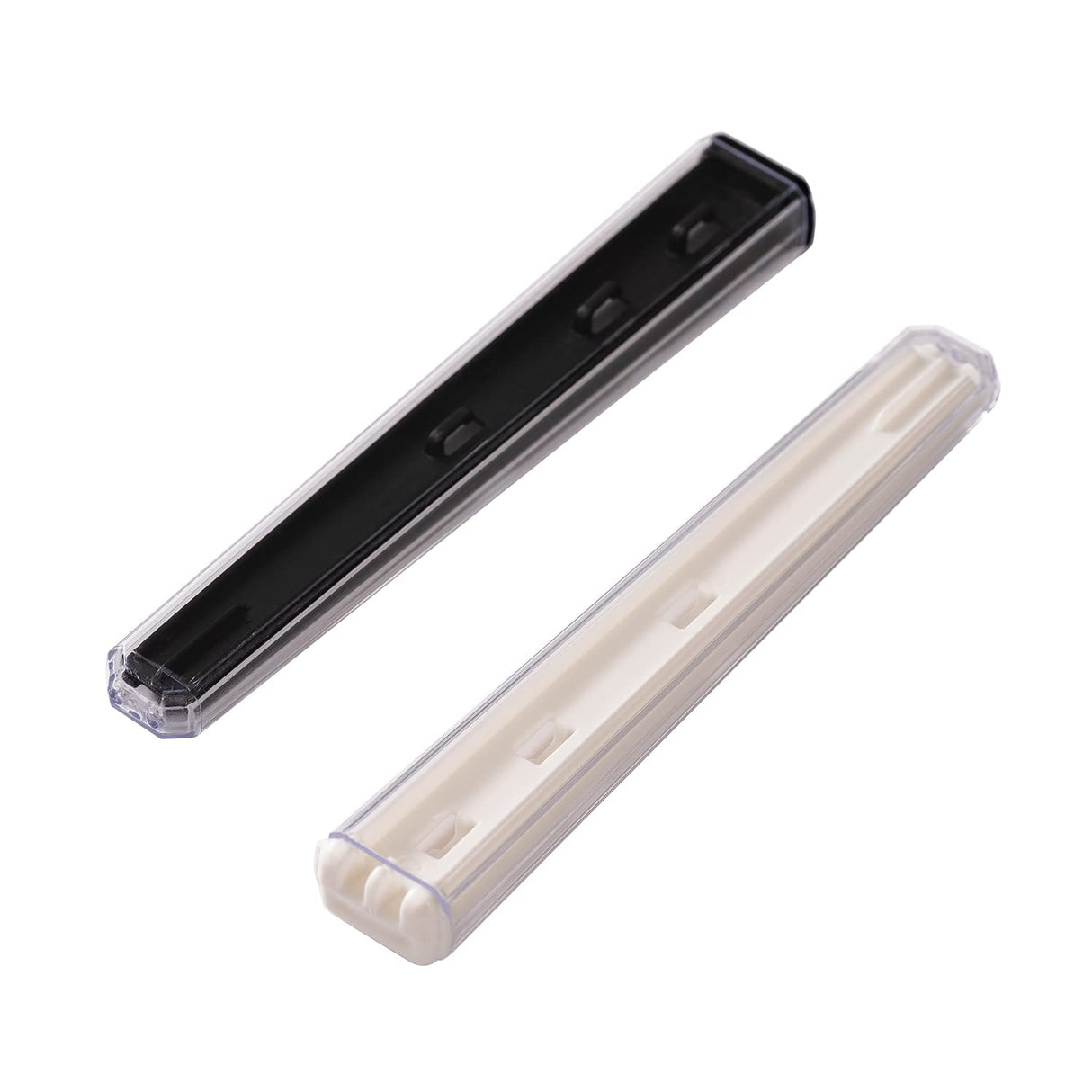 FrasioJoon Anti-Tangle 2 Pcs Travel Necklace Acrylic Mini Portable Storage Holder,Pendant Small Chain Box Container Display Case FrasioJoon