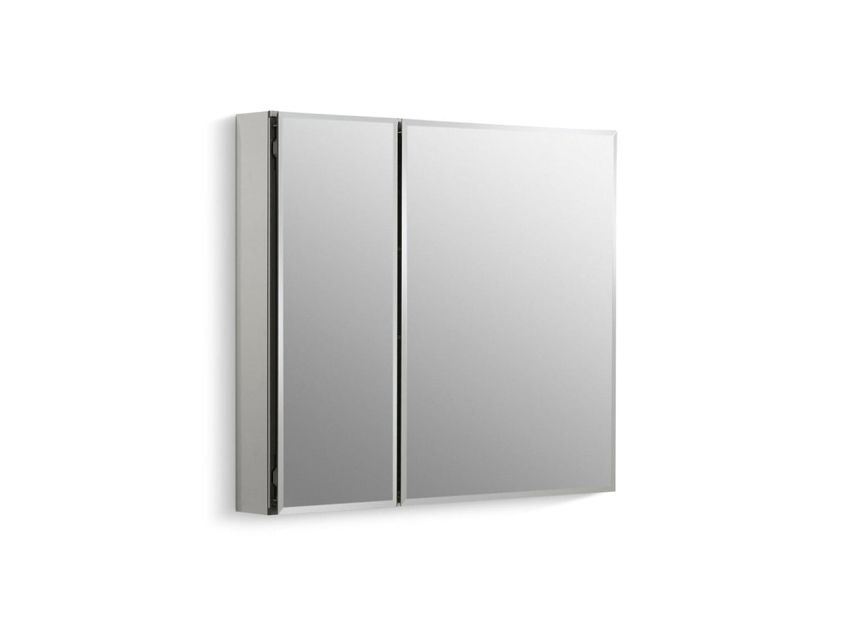 KOHLER K-CB-CLC3026FS Beveled Medicine Cabinet with Mirror Doors & Adjustable Shelves, Rectangular Beveled Edge Frame, 30" x 26" Kohler