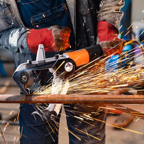 VEVOR Pipe Tube Polisher Sander, 1000W Pipe Belt Sander with 6 Variable Speeds 1100-3200rpm, Professional Belt Sander Grinding Machine with 100PCS VEVOR