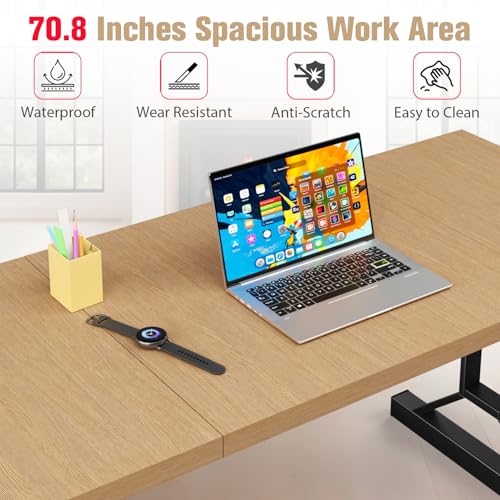 Workbench for Garage Surface Tool Bench for Home Renovation Commercial Steel Work Tool Bench 70.8 * 31.5 inch Advzon