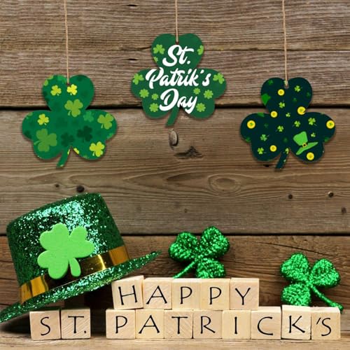 Tmflexe 50 Pcs Unfinished Paintable Blank Wooden Spring Festival Decoration Ornaments, Valetine's Day Easter St.Patrick Tree Hanging Wood Slices for Kids DIY Art Crafts, Hearts,Stars, Eggs, Flowers Tmflexe