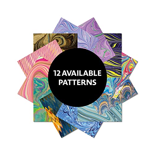 Origami Paper 500 sheets Marbled Patterns 6" (15 cm): Tuttle Origami Paper: Double-Sided Origami Sheets Printed with 12 Different Designs (Instructions for 6 Projects Included) WoodArtSupply