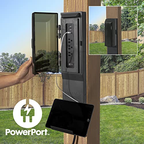 Backyard Discovery Barrington 14 ft. x 12 ft. Hip Roof Cedar Wood Gazebo Pavilion, Shade, Rain, Hard Top Steel Metal Roof, All Weather Protected, Wind Resistant up to 100 mph, Holds up to 10650 lbs Backyard Discovery