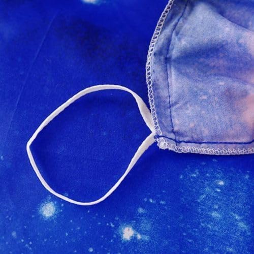 SDIII Blue Galaxy Duvet Cover Set Full with 2 Pillowcase, Not Including Comforter Inside, Space Bedding Duvet Cover Full with Zipper and Corner Ties SDIII