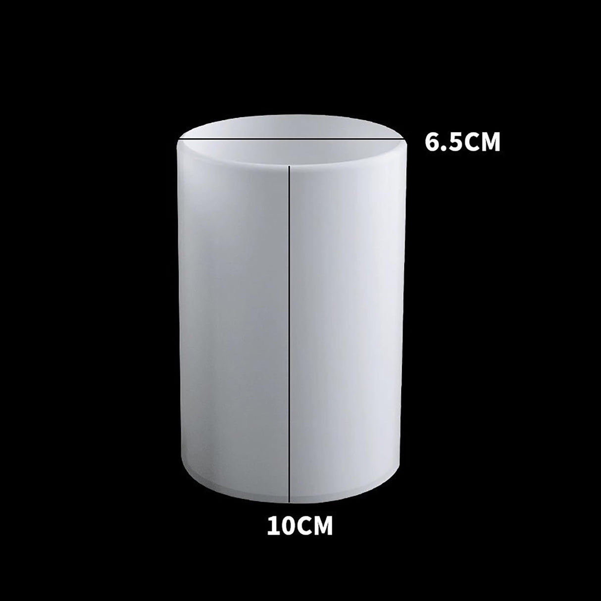 2 Pack Silicone Resin Flower & Candle Mold - Round & 3D Cylinder Molds for Handmade Candles & Soap ESEDAGE