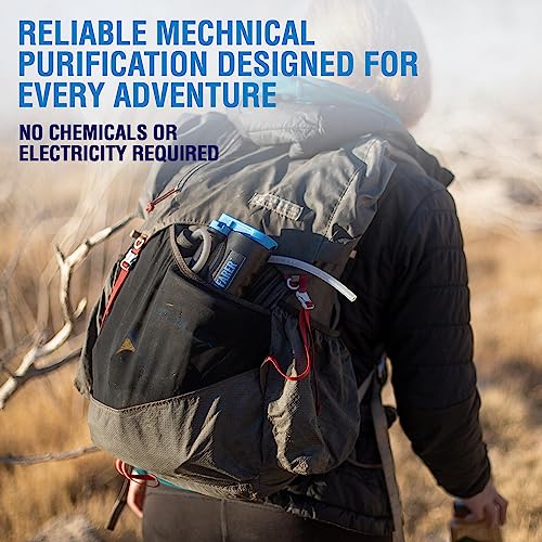 LifeSaver Wayfarer Water Purifier – Compact Military Grade Water Purification System up to 5,000L – Perfect for Camping, Hiking, Backpacking, Survival and Emergency Preparedness LIFESAVER