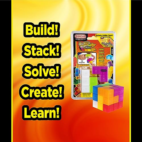 Duncan Toys 3918MB MagNetic Block Puzzle, Magnetic Puzzle for Kids, Multicolored, 1 Puzzle Duncan