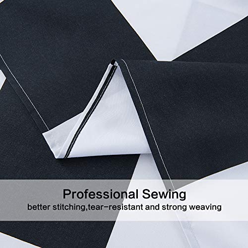 Best Season Bed Sheet Set 3 Pieces -Twin Size-Soft Durable Microfiber Bedding Sheet Set,Deep Pocket,Stain,Fade & Wrinkle Resistant (Plaid Black&White) Best Season