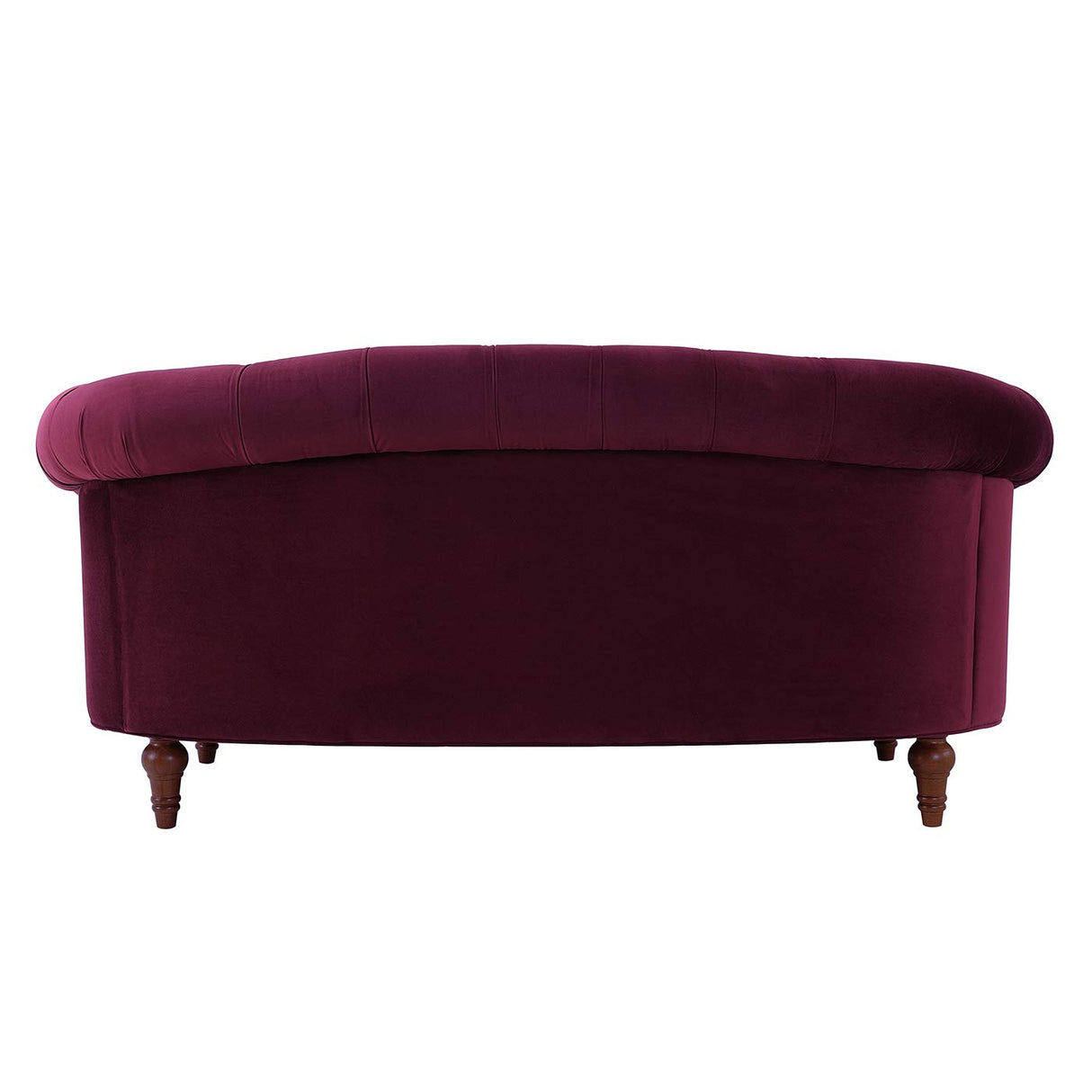 Jennifer Taylor Home La Rosa Victorian Chesterfield Loveseat, Burgundy Velvet Jennifer Taylor Home