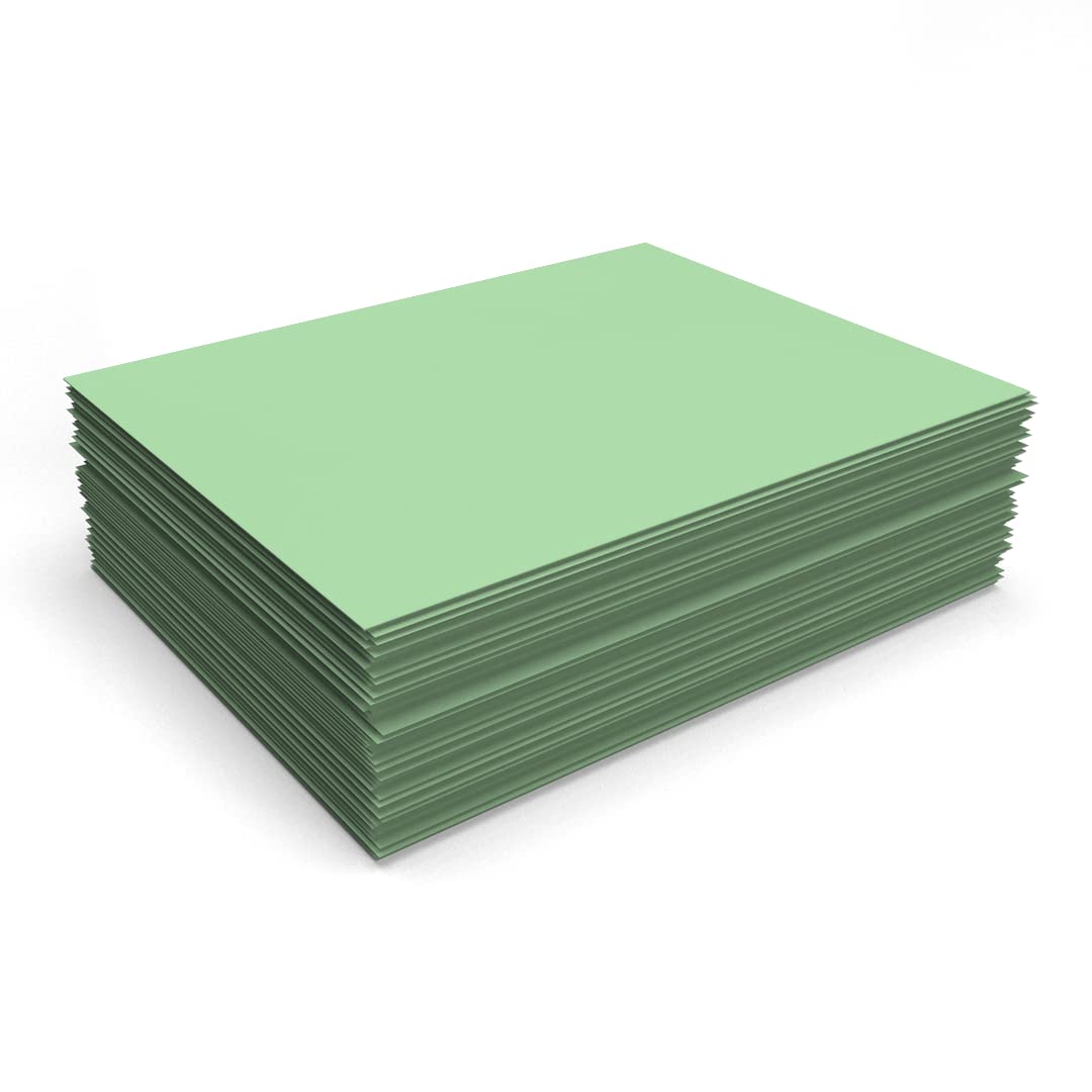 LUXPaper 8.5" x 11" Paper | Letter Size | Pastel Green | 60lb. Text | 50 Qty LUXPaper