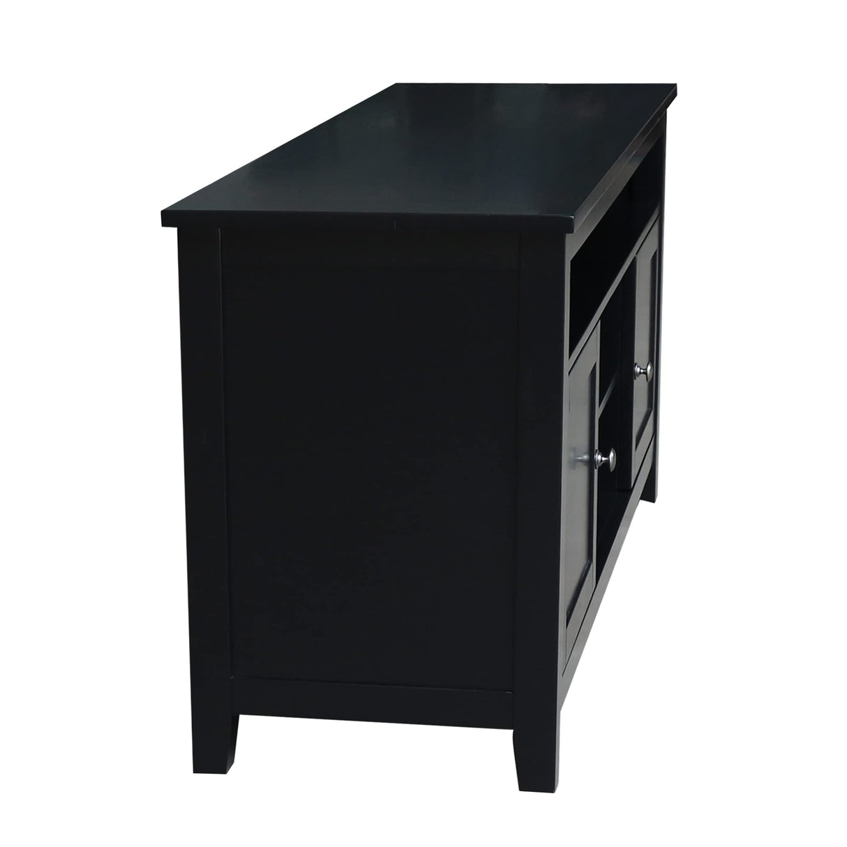 IC International Concepts Entertainment/TV Stand, Black IC International Concepts