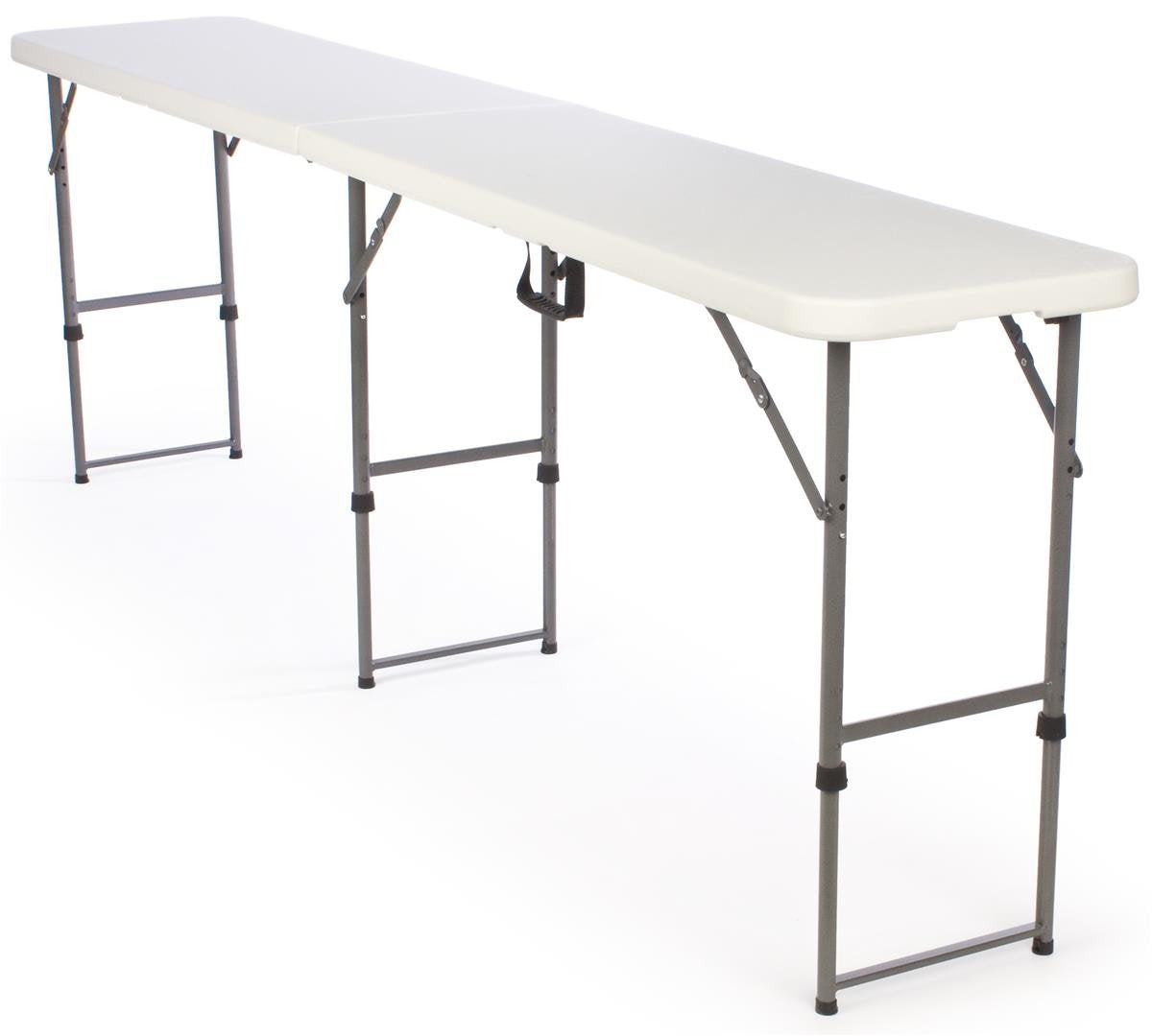 Adjustable-Height Folding Tables are Portable and Can Be Adjusted to 3 Separate Heights Displays2go