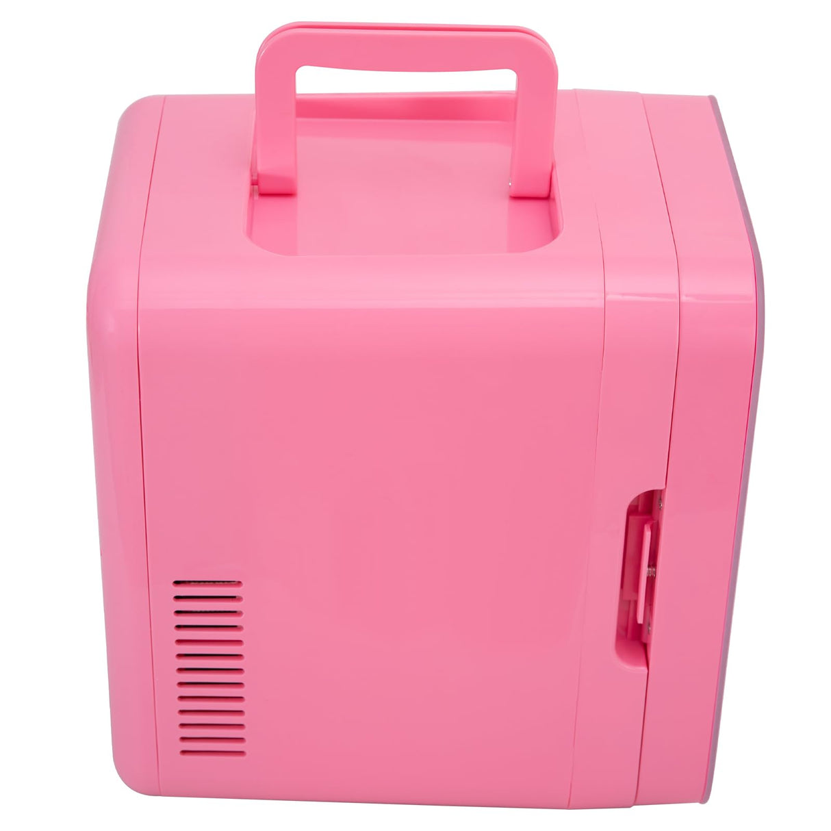 JOYSTAR 10 Liter/12 Cans Mini Fridge for Bedroom, Office, Dorm & Car, Portable Small Refrigerator for Skincare, Makeup, Beverage, Drinks, Thermoelectric Cooler & Warmer, Glass Door, Pink JOYSTAR