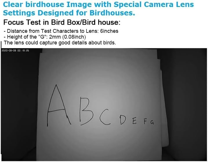 WIWACAM WiFi Bird Box Camera, 4K HD Snapshot 2K Video, Designed for Birdhouse birdhouses, for Robins Wrens Tree Swallows, Live Video to Phone, Easy Install, Night Mode, microSD Card Slot WIWACAM