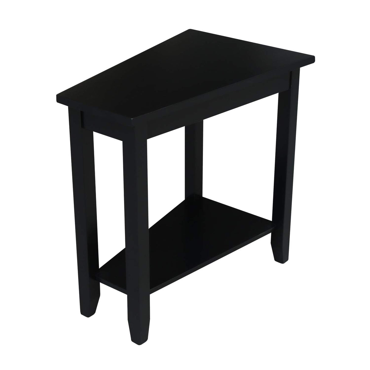 IC International Concepts International Concepts Keystone Accent Table, Black IC International Concepts