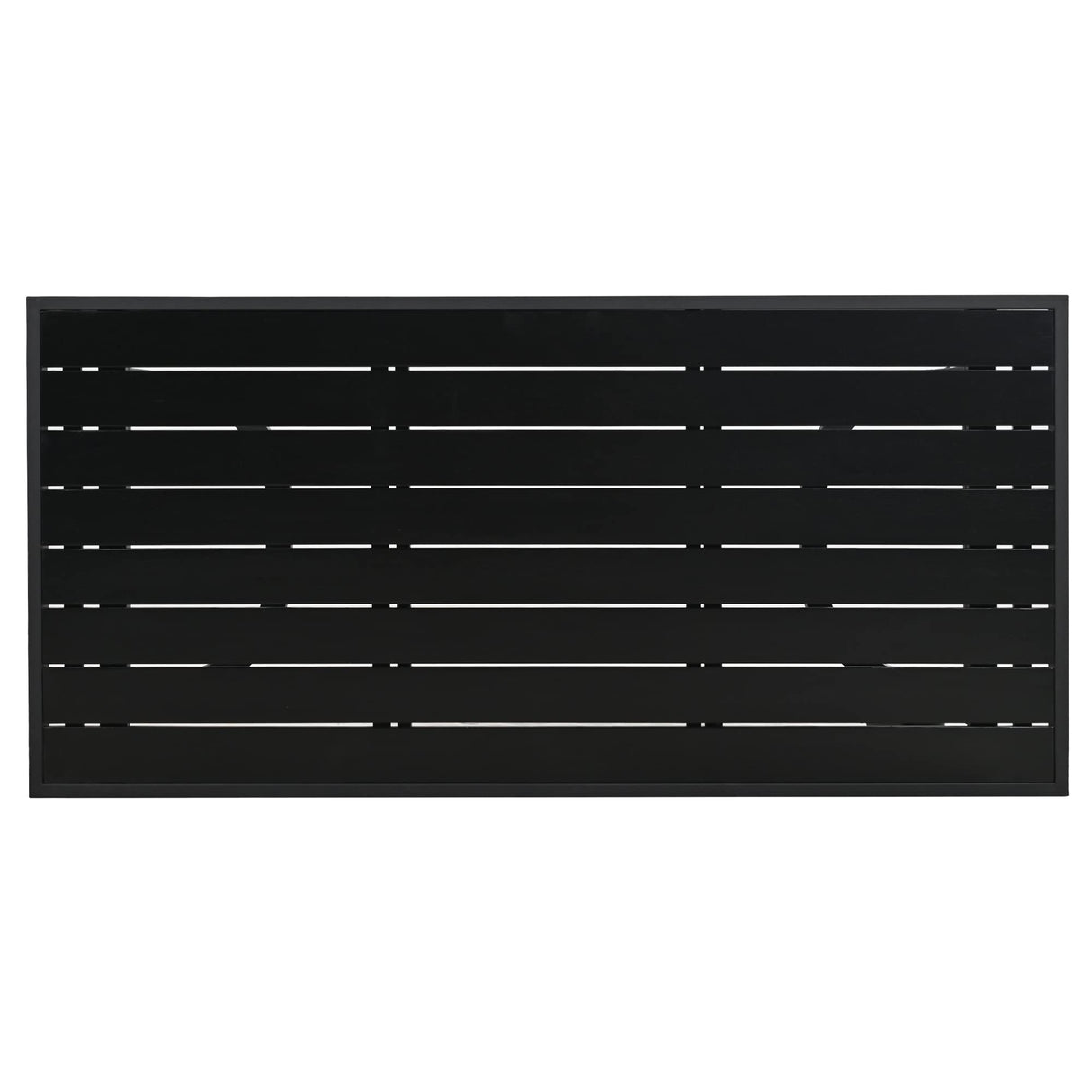 JIVOIT 4 Piece Multi-Person Outdoor Steel Sofa Set, Patio Furniture Sets Sectional Seating Group with Coffee Table, Waterproof, Anti-Rust and Anti-uv Sectional Set (Beige Cushion+Black Frame 9) JIVOIT