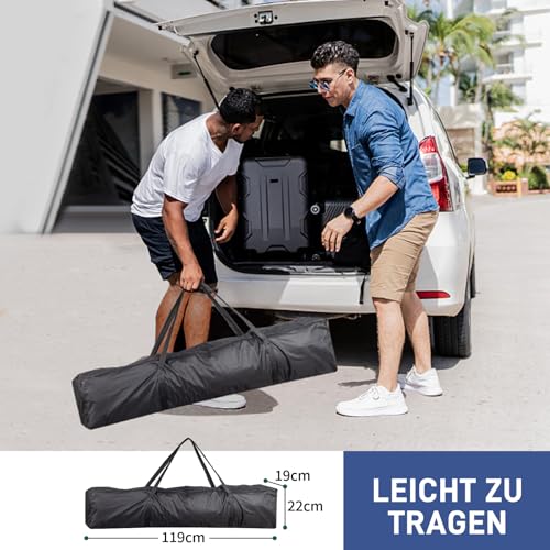 Outvita 10x10ft Ez Pop Up Canopy, Portable Instant Canopy Tent with 4 SideWalls for Outdoor Events, Party, Wedding, Birthday,Graduation Outvita