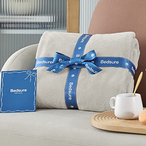 Bedsure GentleSoft Twin XL Fleece Blanket Dorm Bedding - Lightweight Soft Cozy Blankets for Bed, Sofa, Couch, Travel, Camping, Linen, 66"x90" Bedsure