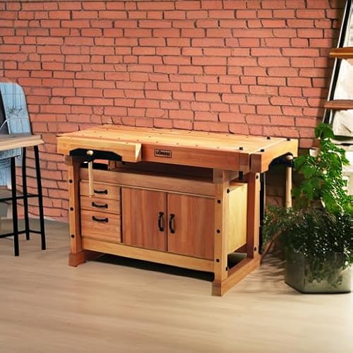 Sjobergs Elite 1500 Workbench Plus Cabinet Combo Sjobergs