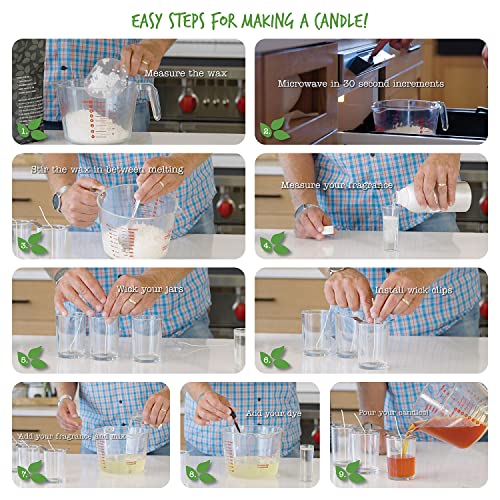 American Soy Organics Freedom Soy Wax Beads for Candle Making - Natural Candle Making Supplies - Paraffin-Free, Beeswax-Free Candle Wax for Container Candles, Tealights and Wax Melts, 5 lbs American Soy Organics