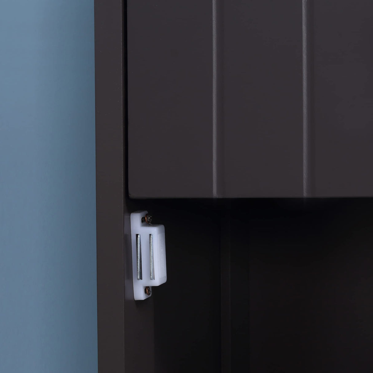 HOMCOM Bathroom Storage Cabinet, Free Standing Bathroom Storage Unit, Tall Linen Tower with 3-Tier Shelves and Drawer, Brown HOMCOM