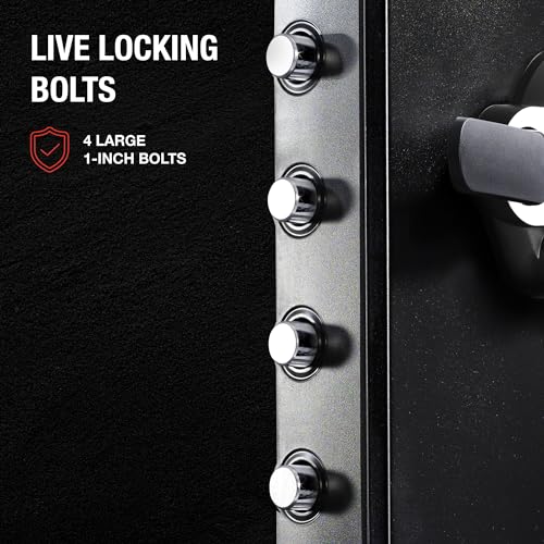 SentrySafe Medium Gray Fireproof Safe and Waterproof Safe Box with Dial Combination, Home Safe for Money, Documents, or other Valuables, 1.23 Cubic Feet, SFW123DSB SentrySafe