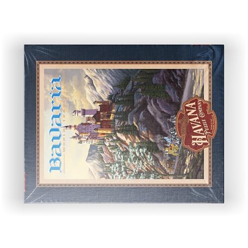 MyPuzzle Neuschwanstein Castle, Germany - Whispers of Winter's Fantasy, Vintage Travel Poster - Premium 500 Piece Jigsaw Puzzle for Adults MyPuzzle.com