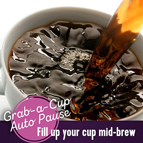 Mr. Coffee Black Coffee Maker, 12 Cups, with Auto Pause and Glass Carafe, Perfect for Home and Office Use Mr. Coffee