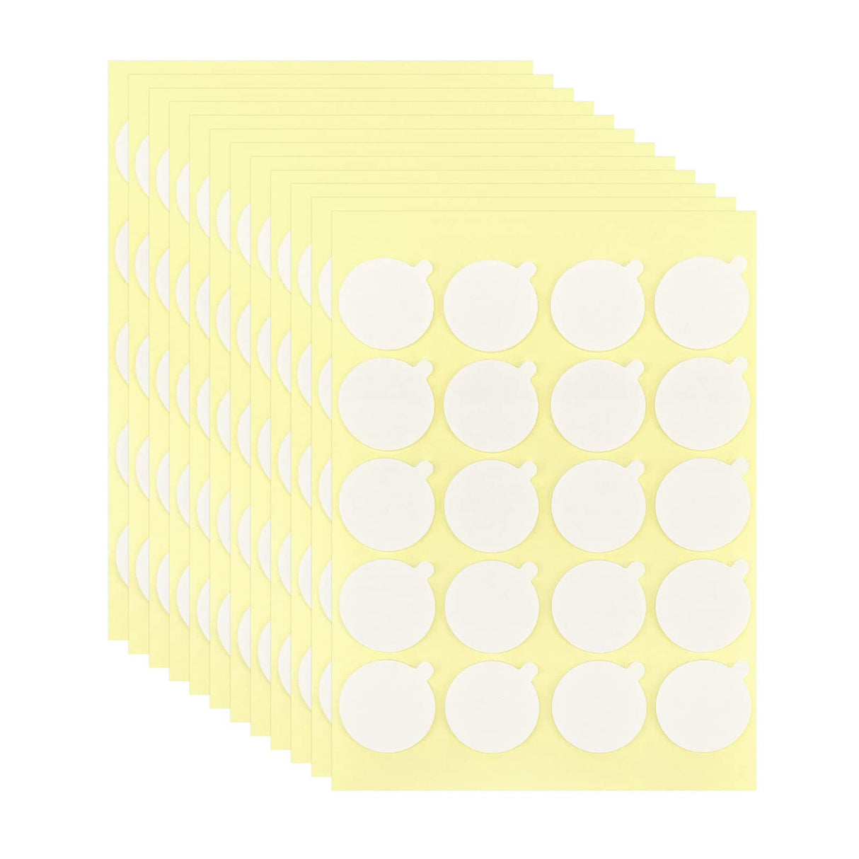 240 PCS Double-Sided Candle Wick Stickers, Heat-Resistant Candle Stickers with The Little ‘‘Tail’’, Adhere Steady in Hot Wax Stickers for Candle Making HANWER