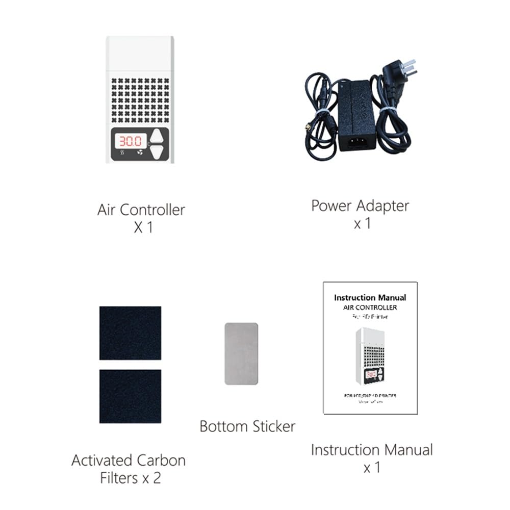 Filalab New Upgrade Mini Heater for 3D Printer, Resin 3D Printer Temperature Controller Heating Thermostat Temp Control forLCD DLP ELEGOO,ANYCUBIC,CREALITY LCD DLP 3D Printer Filalab