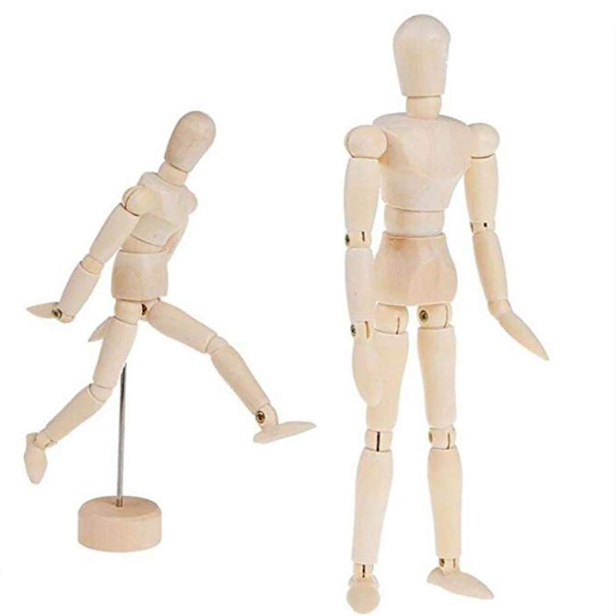 Artist Wooden Manikin Mannequin Sketching Lay Figure Drawing Model Aid Human Figure Artist Draw Painting Model Mannequin Jointed Doll for Art Drawing Human Figure UpTuoLi