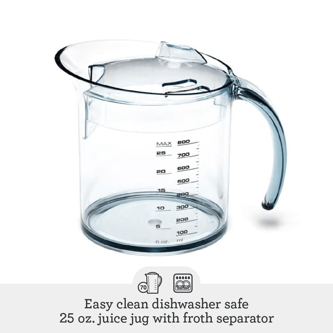 Breville the Juice Fountain Compact Juicer, 10" x 10.5" x 16", Silver Breville