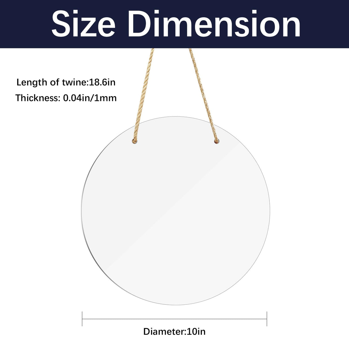 12 pcs sublimation door hanger blanks,10 inch metal circle Unfinished Blank Sign Door Hanger,sublimation sign blanks,sublimation ornament blanks decorative door hanger,blank door hangers LIZOIDZSM