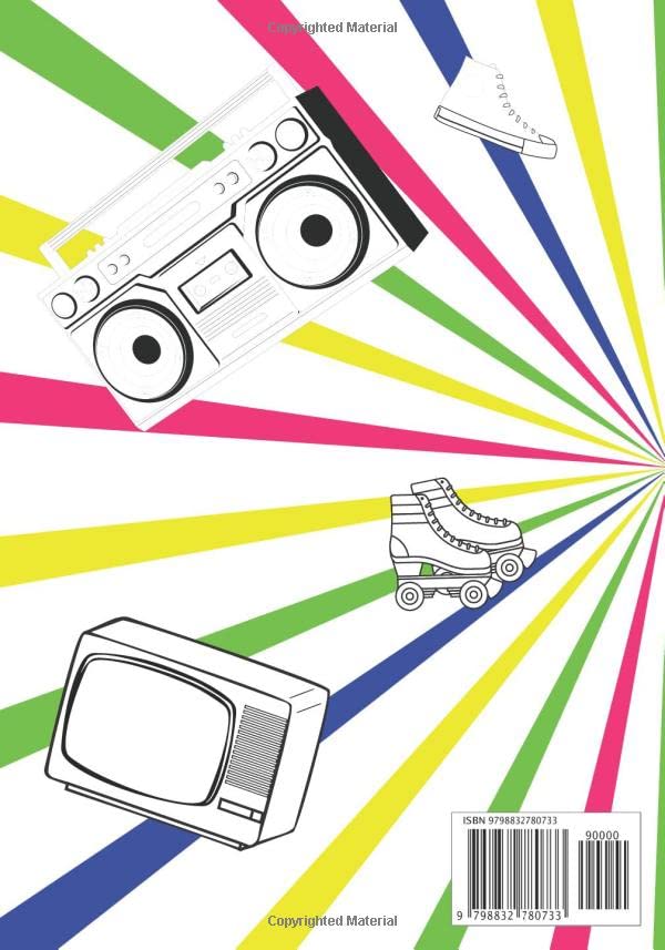 I Love the 80's! Coloring Book: Retro 80's Coloring Book for Millennials, Baby Boomers, Gen X, Xennials - Memories, Nostalgia - Eighties Sayings, Themes, & Style! WoodArtSupply