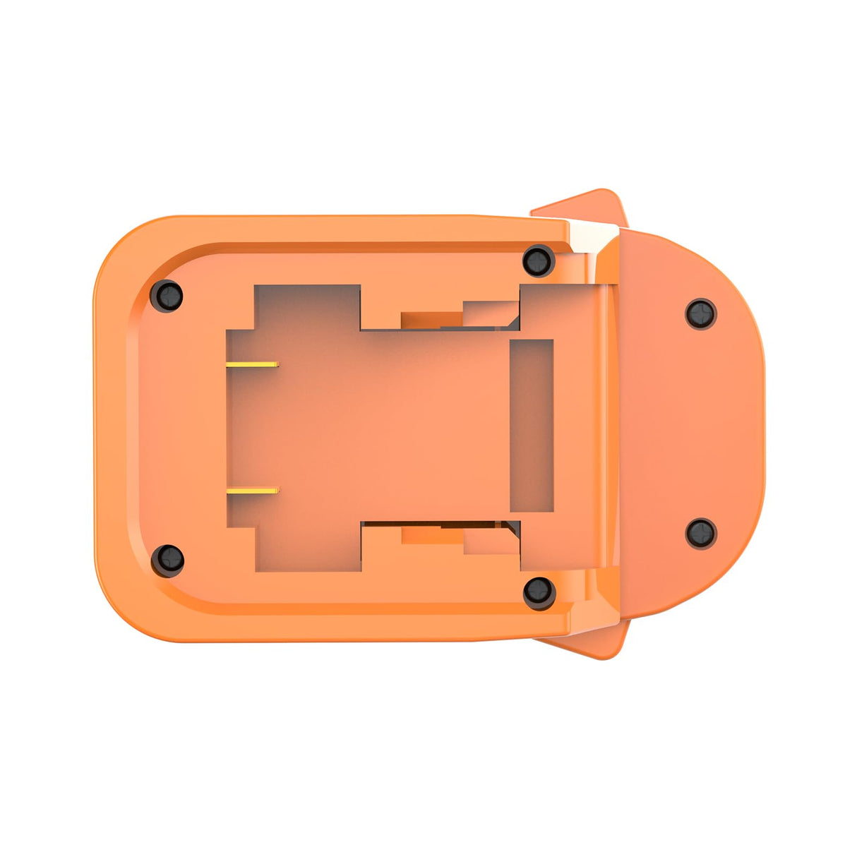 LQ-18RY Adapter Fits Ridgid 18v (NOT 18v Advanced Platform) Cordless Tools for DeWalt 20v MAX XR Slider Lithium Batteries-Adapter Only LQ-18RY