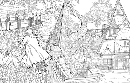 Hogwarts Legacy: The Official Coloring Book: Color Your Legacy (Harry Potter) WoodArtSupply