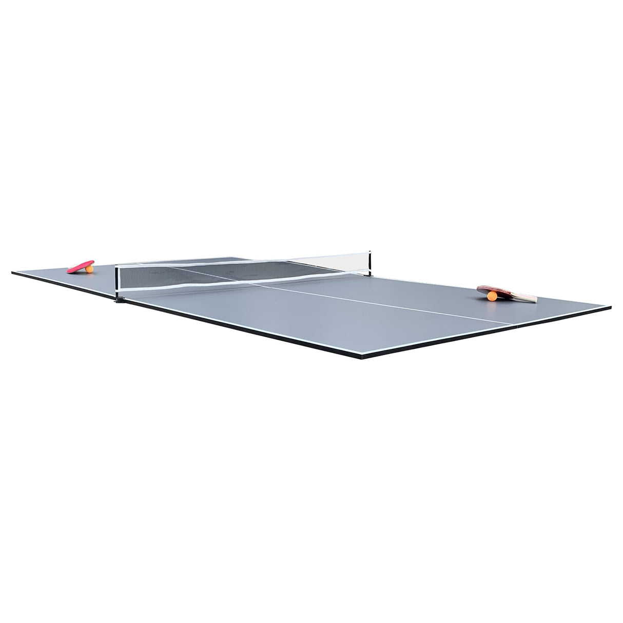 RACK Virgo Table Tennis Conversion Top for Billiard/Pool Table (Gray) RACK