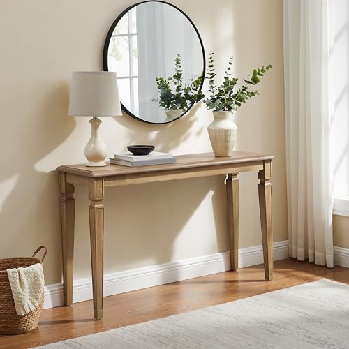 Crosley Furniture Katia Traditional Sofa Console Table for Hall, Entryway, Living Room, Accent Tables, Driftwood Crosley Furniture