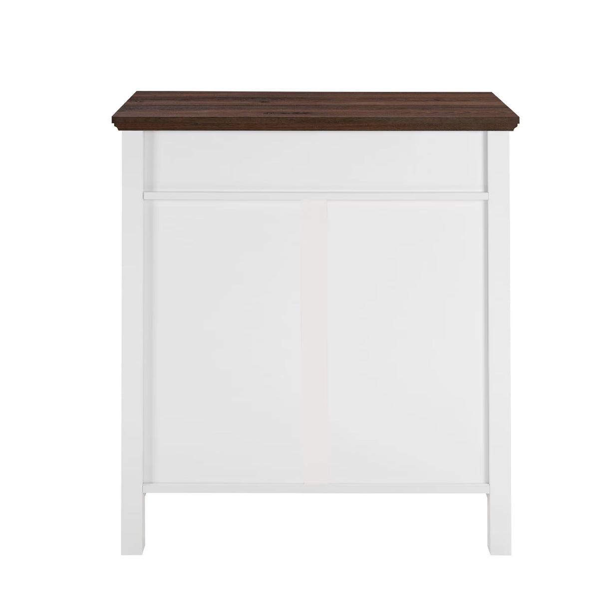 Farmhouse Buffet Cabinet with 2 Drawers & Adjustable Shelf, 2 Barn Door Storage Sideboard for Kitchen, Entryway, Living Room, White eShelf